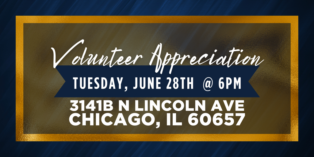 Volunteer Appreciation 2022 2 3141b N lincoln Ave Chicago IL 60657
