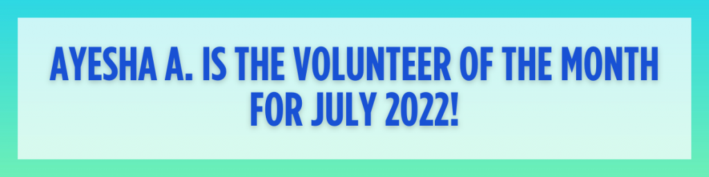 July 2022 Volunteer of the Month 1 GET TO KNOW THE NATIONAL RUNAWAY SAFELINE 1