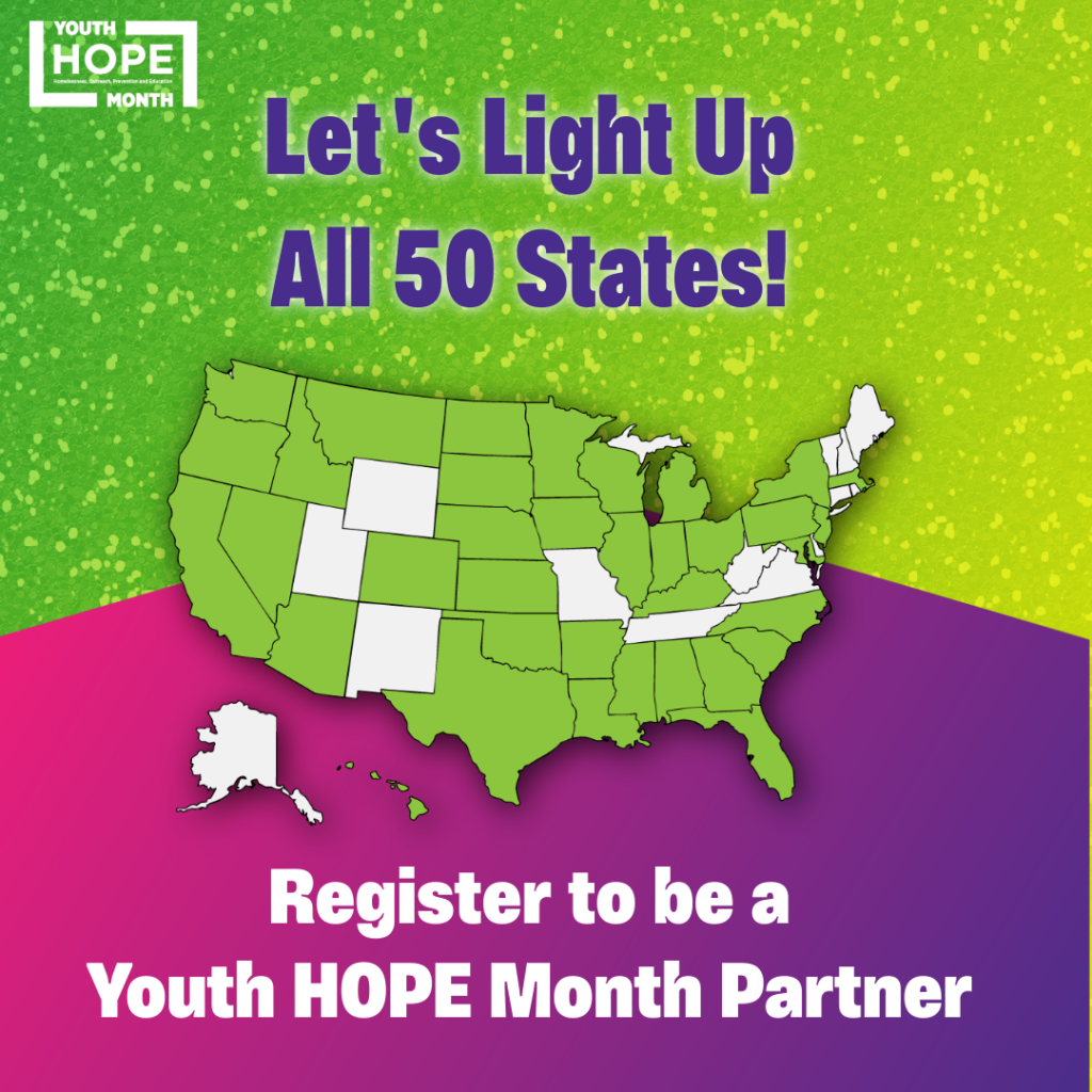 Youth Hope Month Register Sept Week 02 5 YHM Light Up All 50 States